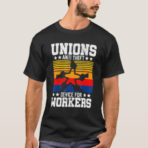 Union Anti theft  for menwomen Happy Labour day T-Shirt