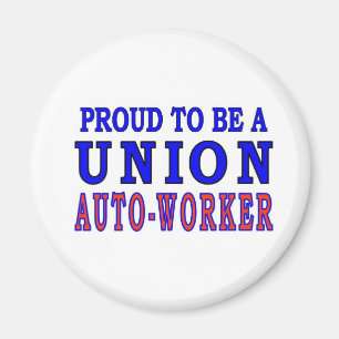 UNION AUTO- WORKER MAGNET