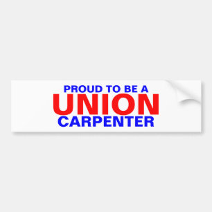 UNION CARPENTER BUMPER STICKER