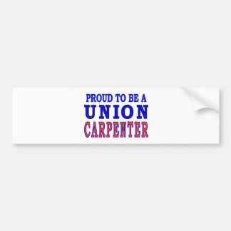 UNION CARPENTER BUMPER STICKER