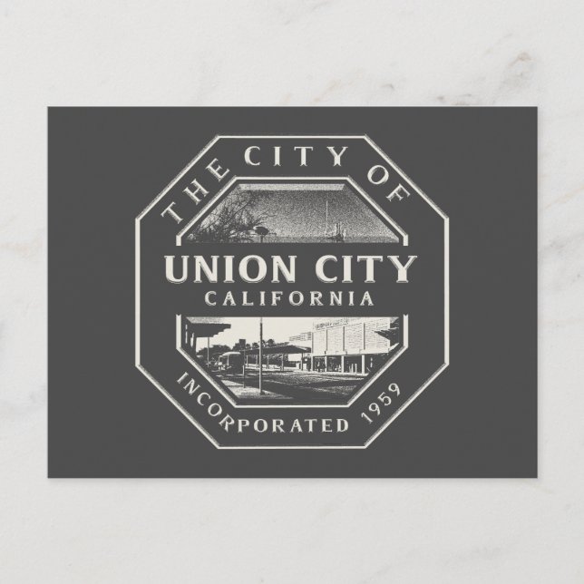 UNION CITY - ALAMEDA CALIFORNIA POSTCARD (Front)