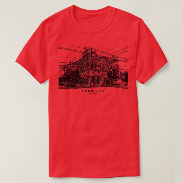 Union City New Jersey  1 T-Shirt (Design Front)