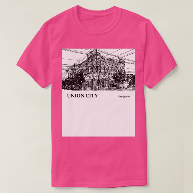 Union City New Jersey  3 T-Shirt (Design Front)