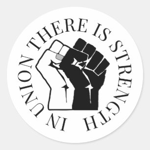 Union Classic Round Sticker