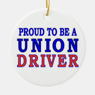 UNION DRIVER CERAMIC TREE DECORATION