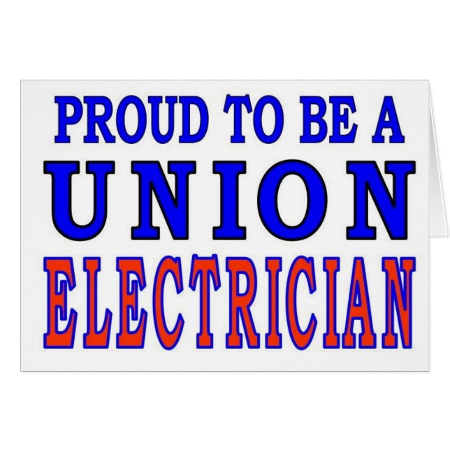 UNION ELECTRICIAN (Front Horizontal)