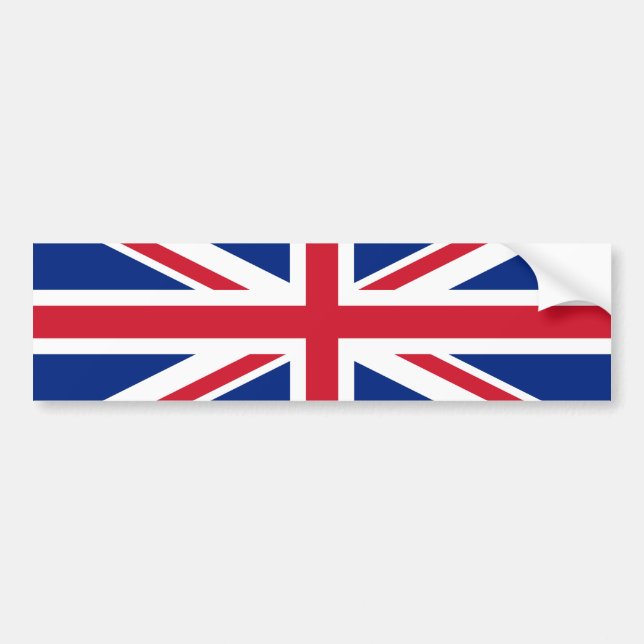 Union Flag Bumper Sticker (Front)