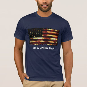 Union Flag, Civil War, Stars and Stripes, USA T-Shirt