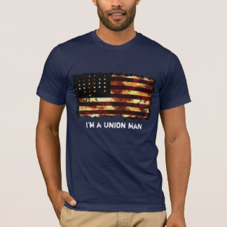 Union Flag, Civil War, Stars and Stripes, USA T-Shirt