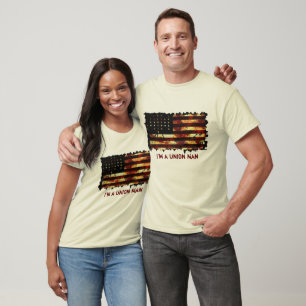 Union Flag, Civil War, Stars & Stripes, USA T-Shirt