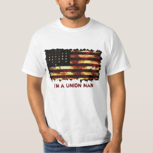 Union Flag, Civil War, US Flag Funny Tee