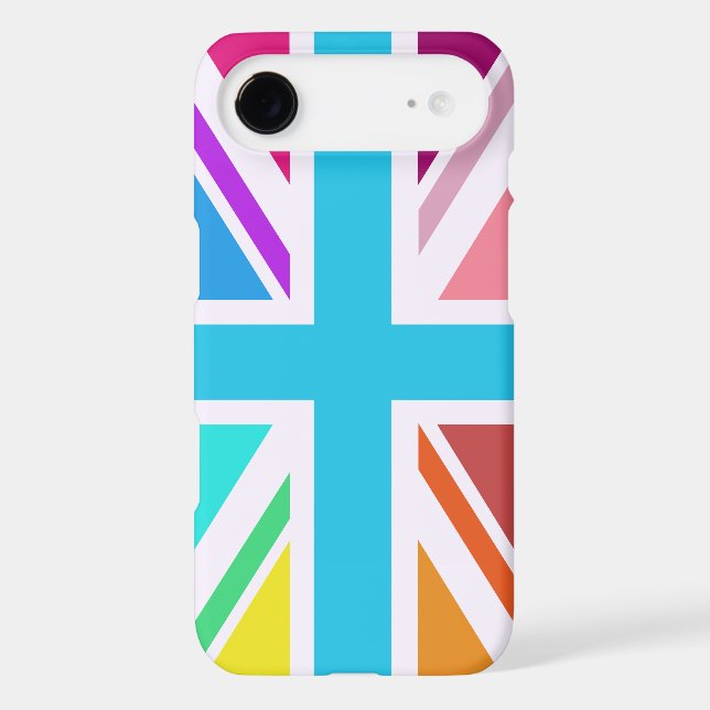 Union Flag/Jack Design - Multicoloured Case-Mate iPhone Case (Back)