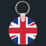 Union Flag Key Ring<br><div class="desc">Representation of the British flag.</div>