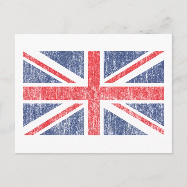 Union Flag Vintage Postcard (Front)