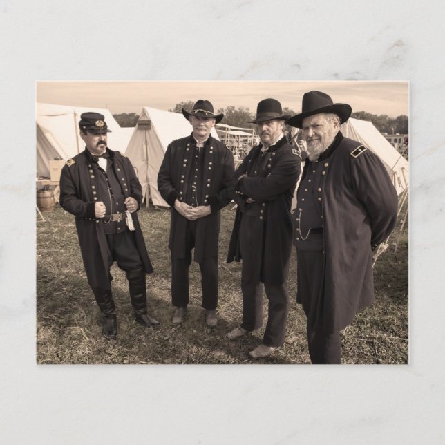 Union Generals of the Civil War Postcard (Front)