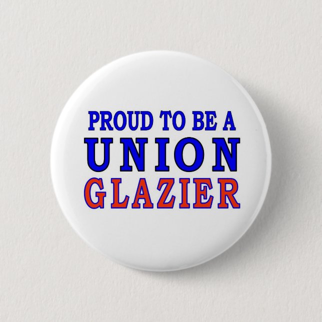 UNION GLAZIER 6 CM ROUND BADGE (Front)