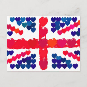 Union hearts postcard