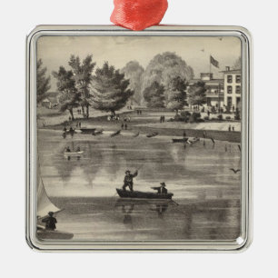 Union House, Squan, NJ Metal Tree Decoration