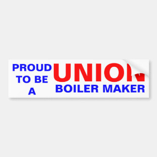 UNION IRON WORKER BUMPER STICKER