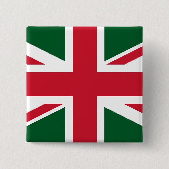 Union Jack 15 Cm Square Badge (Front)