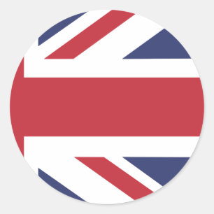 UNION_JACK(1/2) CLASSIC ROUND STICKER