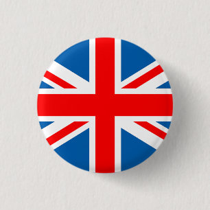 Union Jack 3 Cm Round Badge