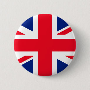 Union Jack 6 Cm Round Badge