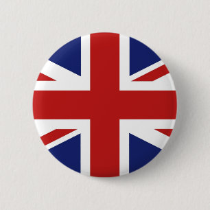 Union Jack 6 Cm Round Badge