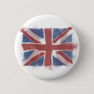 Union Jack 6 Cm Round Badge