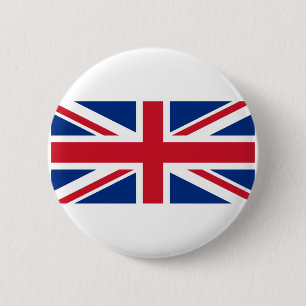 Union Jack 6 Cm Round Badge