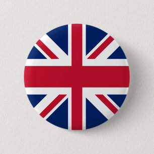 Union Jack 6 Cm Round Badge