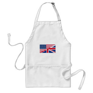 Union Jack American Flag Pattern Stars Stripes Standard Apron