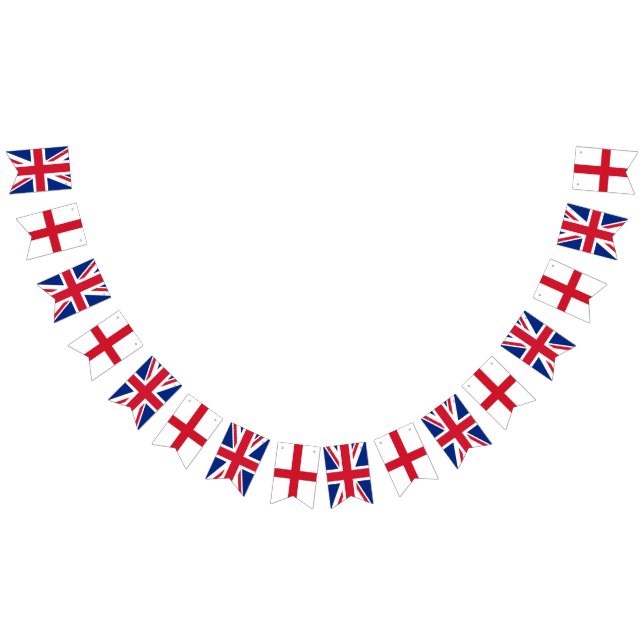 Union Jack and England flag bunting  (All)