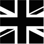 Union Jack ~ Black and White Photo Sculpture Key Ring<br><div class="desc">This will be a cut out in acrylic of any of the things offered,  a pin,  keyring,  ornament,  magnet or sculpture and some of them in different sizes. They can be tree ornaments,  purse charms,  or worn through a belt loop. Even hung from your rear view mirror.</div>