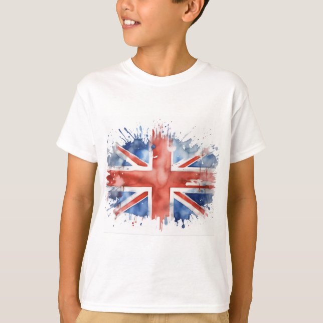 union jack boy's t shirt (Front)