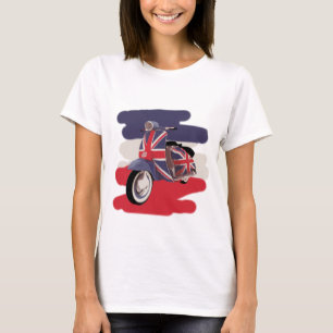 Union Jack Brit scooter T-Shirt