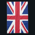 Union Jack British England Tea Kitchen Towel<br><div class="desc">No matter where I live; my roots are British.</div>