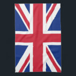 Union Jack British England Tea Kitchen Towel<br><div class="desc">No matter where I live; my roots are British.</div>