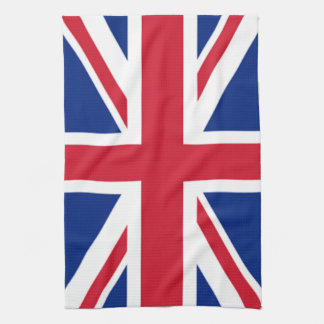 Union Jack British England Tea Kitchen Towel