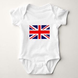 Union Jack British Flag Baby Bodysuit