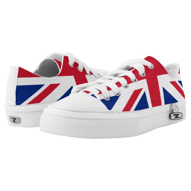 Union Jack British Flag Sneakers Shoes (Pair)