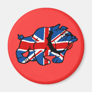 Union Jack Bulldog Magnet