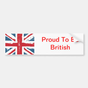 Union Jack Bumper Sticker