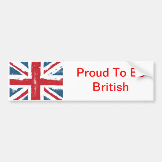 Union Jack Bumper Sticker