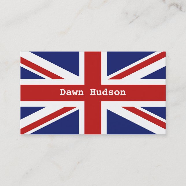 Union Jack Business Card (Front)