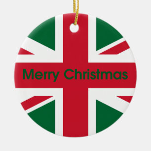 Union Jack Ceramic Tree Decoration