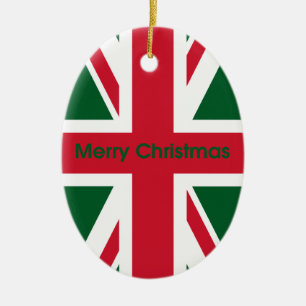 Union Jack Ceramic Tree Decoration