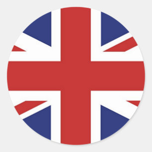 Union Jack Classic Round Sticker