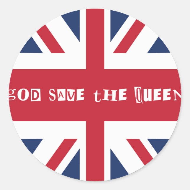 UNION_JACK CLASSIC ROUND STICKER (Front)