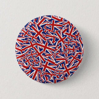 Union Jack Collage 6 Cm Round Badge